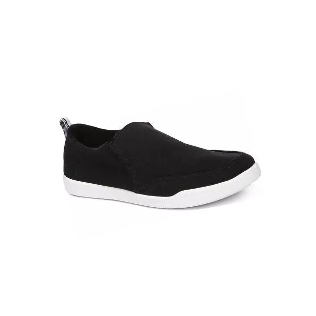 Vionic Women's Beach Malibu Slip-On Sneaker Black Canvas