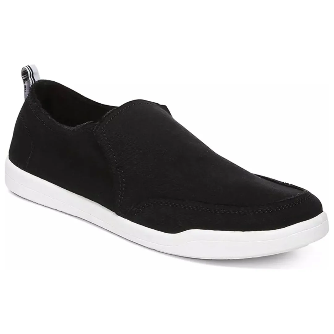 Vionic Women's Beach Malibu Slip-On Sneaker Black Canvas