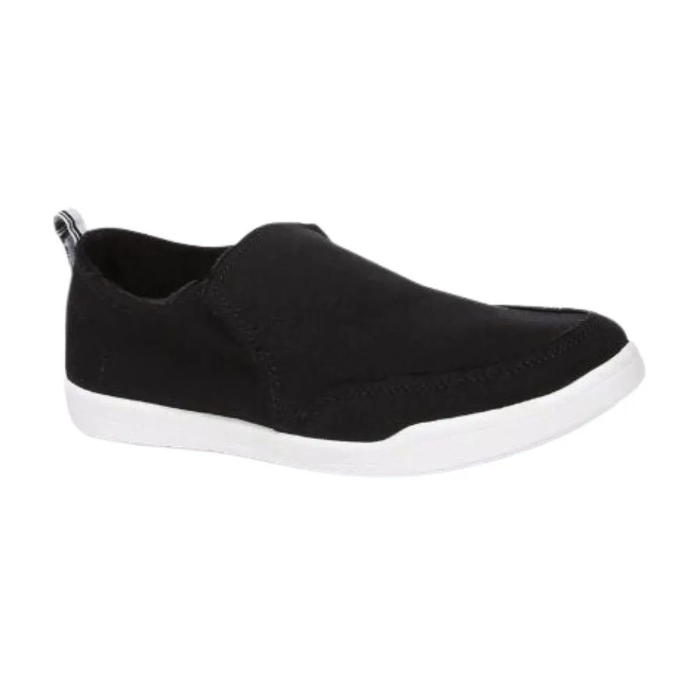 Vionic Women's Beach Malibu Slip-On Sneaker Black Canvas