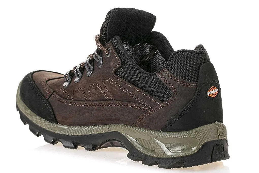 Waterproof Leather Brown Women's Outdoor Shoes G5537CKO