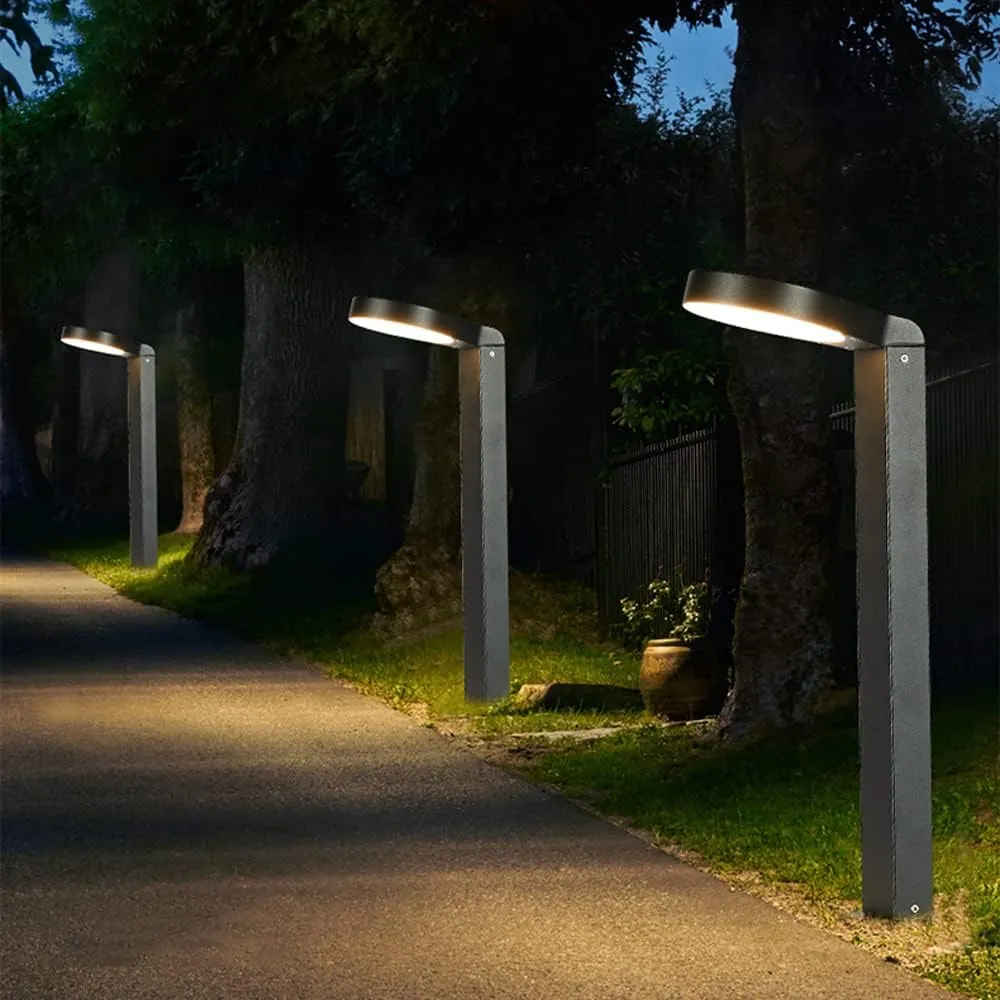 Waterproof Outdoor Aluminum Post Bollard Garden Lawn Light - HF-Y2037
