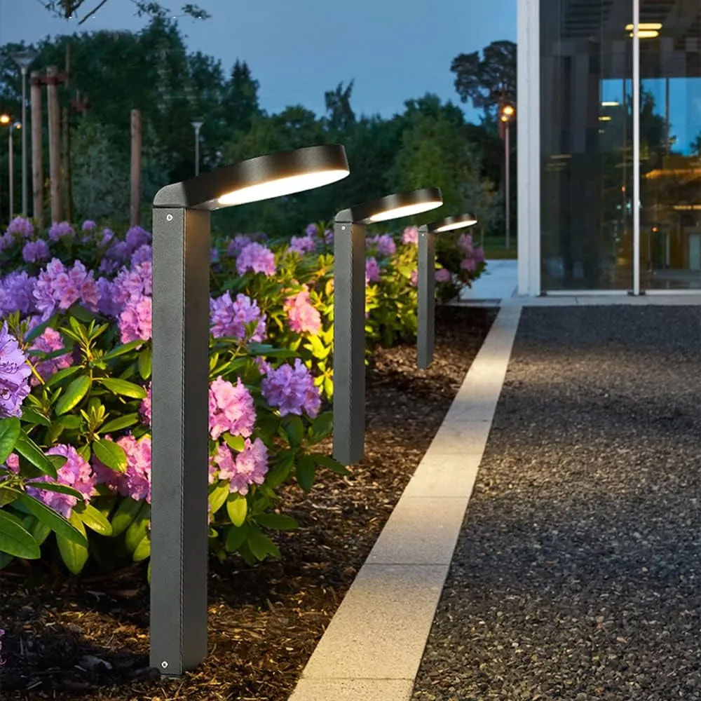 Waterproof Outdoor Aluminum Post Bollard Garden Lawn Light - HF-Y2037