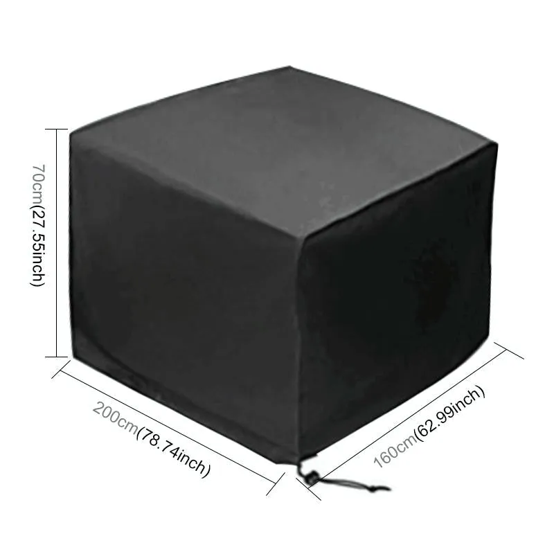 Waterproof Outdoor Furniture Cover - 210D Oxford Cloth - 200X160X70Cm - Anti-Uv & Dust-Proof
