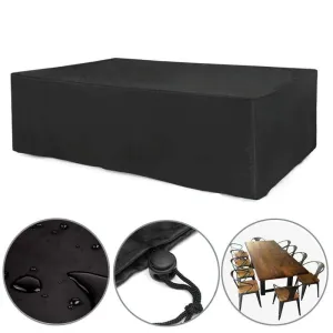 Waterproof Outdoor Furniture Cover For Garden Table And Chairs - 190X66X89Cm