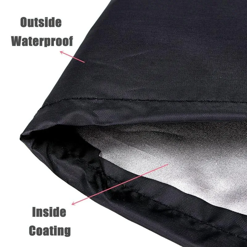 Waterproof Round Table Cover For Outdoor Garden - 142X68Cm