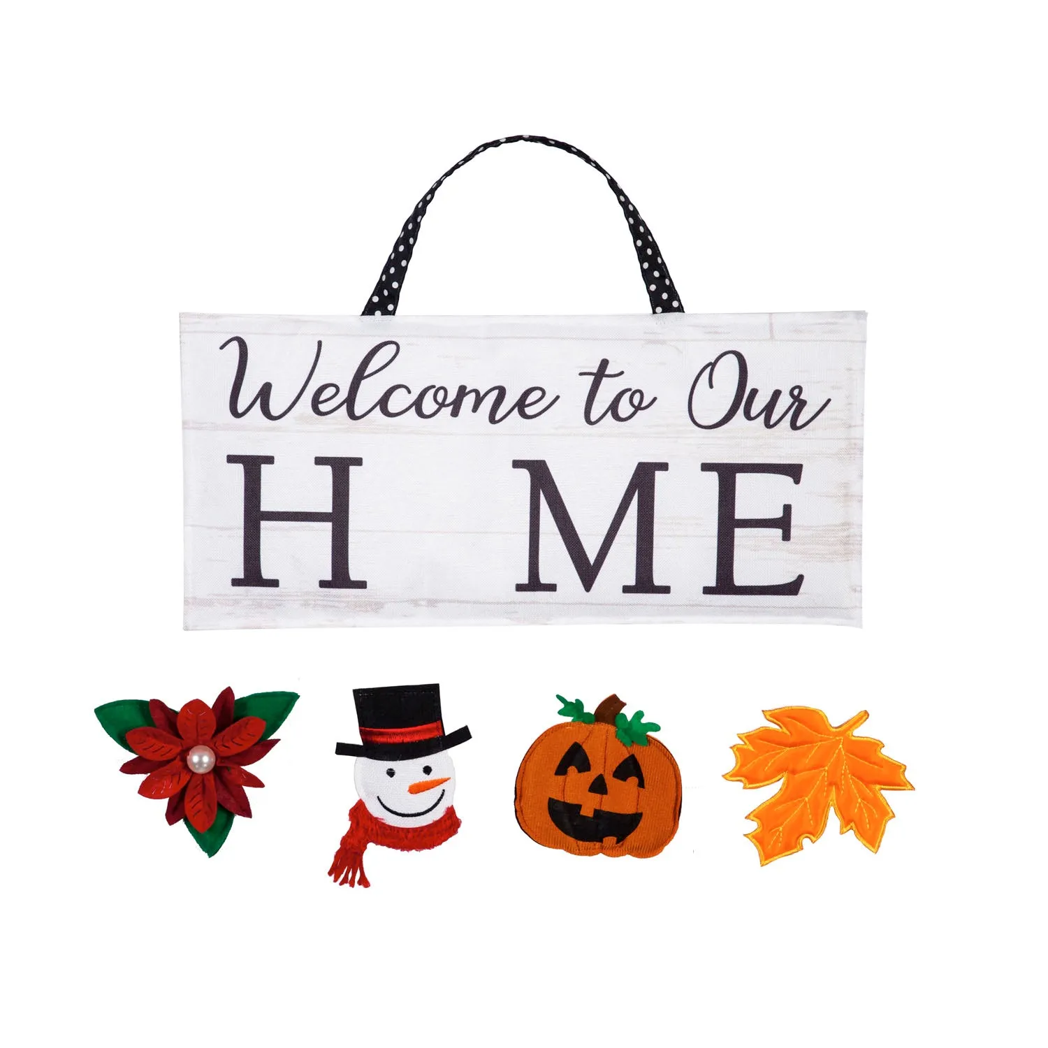 Welcome to Our Home Interchangeable Icon Door Décor,2dhb1615