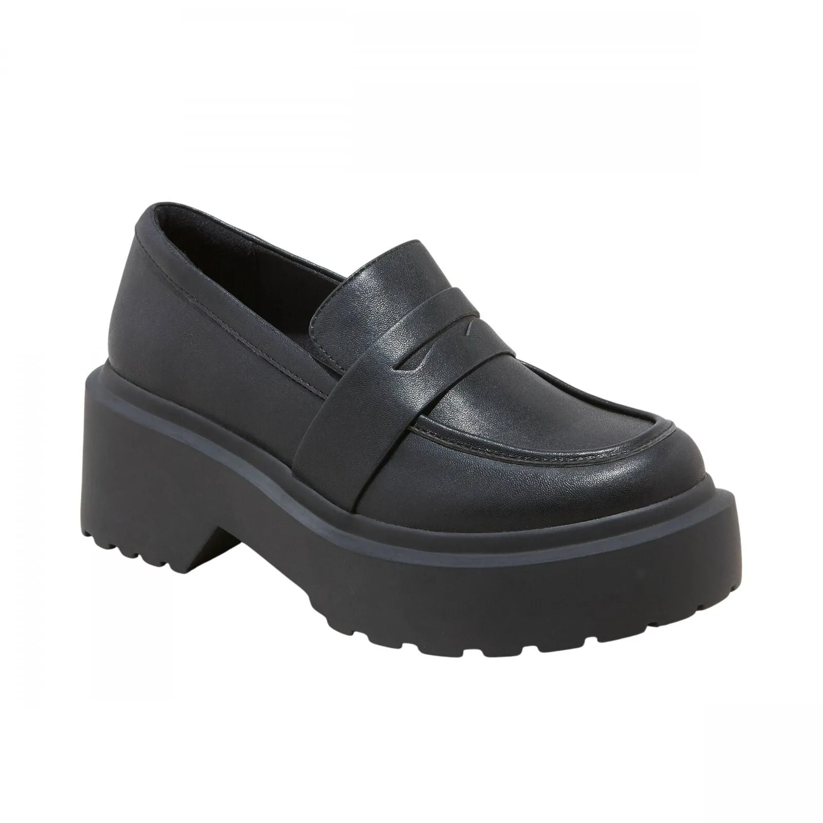Wild Fable Womens Slip On Lacey Loafer Flats 87930103 Black 9.5M