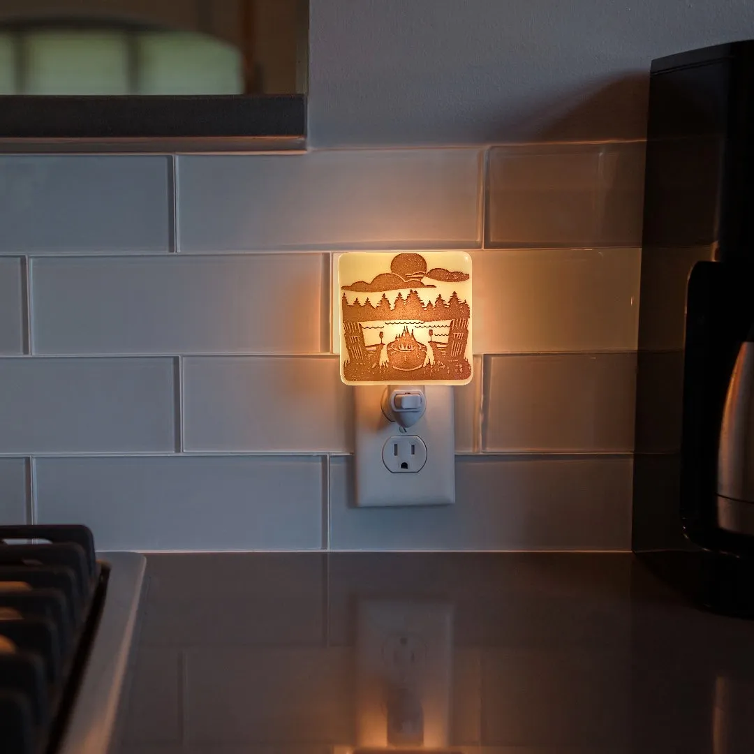 Wine by the Lake Night Light