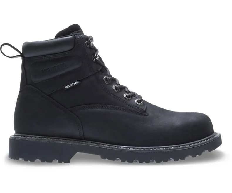 Wolverine Men's Floorhand Waterproof Steel-Toe 6" Work Boot