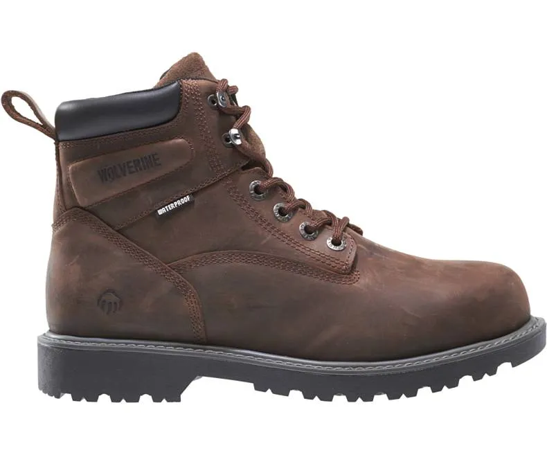 Wolverine Men's Floorhand Waterproof Steel-Toe 6" Work Boot
