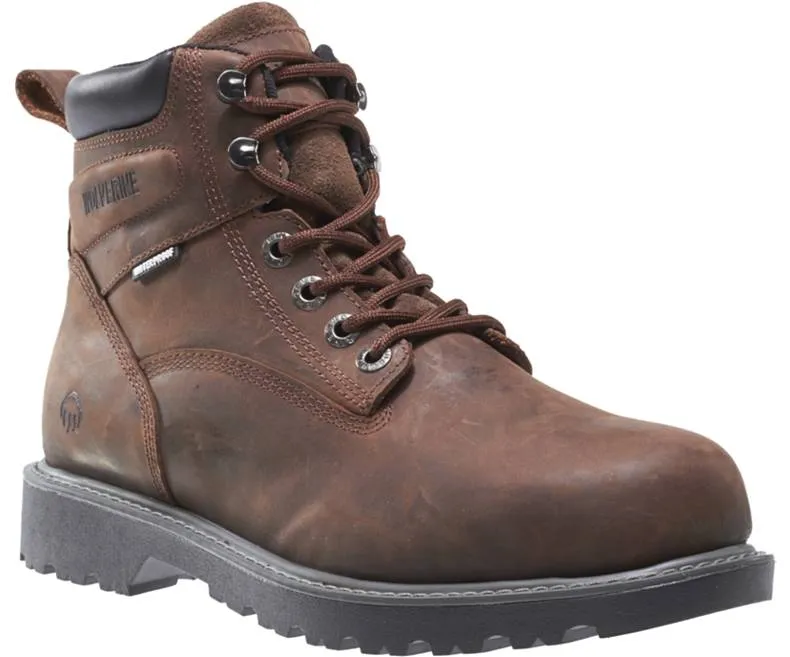 Wolverine Men's Floorhand Waterproof Steel-Toe 6" Work Boot