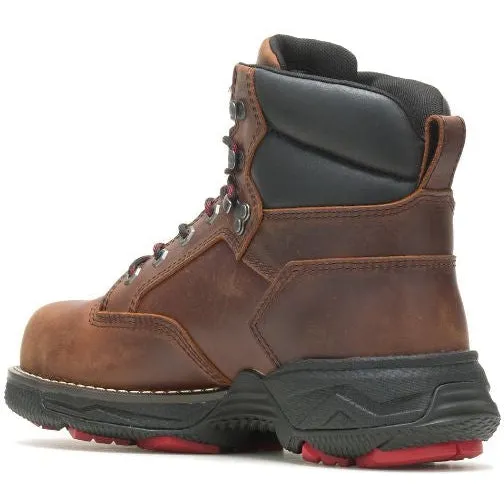 Wolverine Men's Hellcat Fuse 6" WP Comp Toe Usprg Work Boot - Peanut - W221011