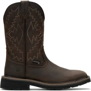 Wolverine Men's Rancher Arrow Steel Toe WP Western Work Boot- Brown- W241048