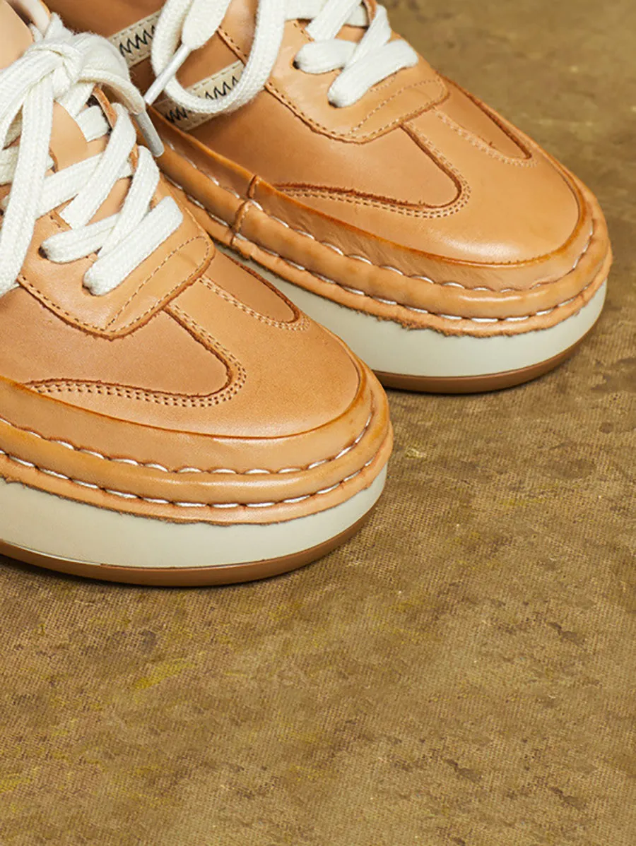 Women Spring Casual Leather Strap Flat Shoes