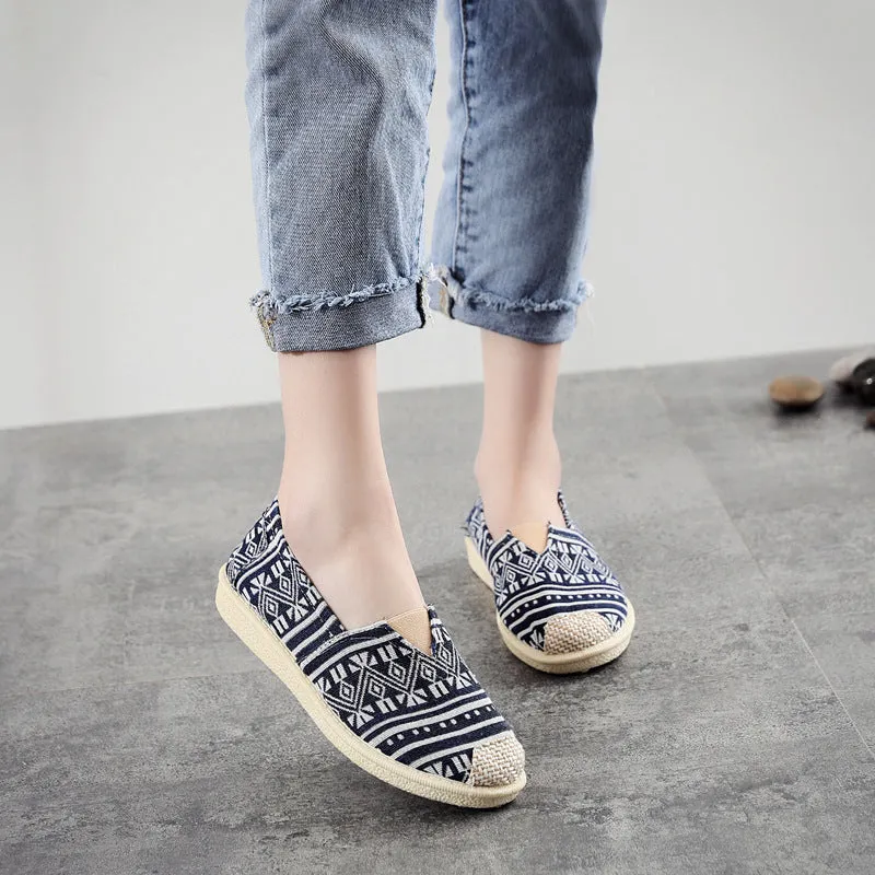 Women's Female Fisherman Flat Old Cloth Casual Shoes