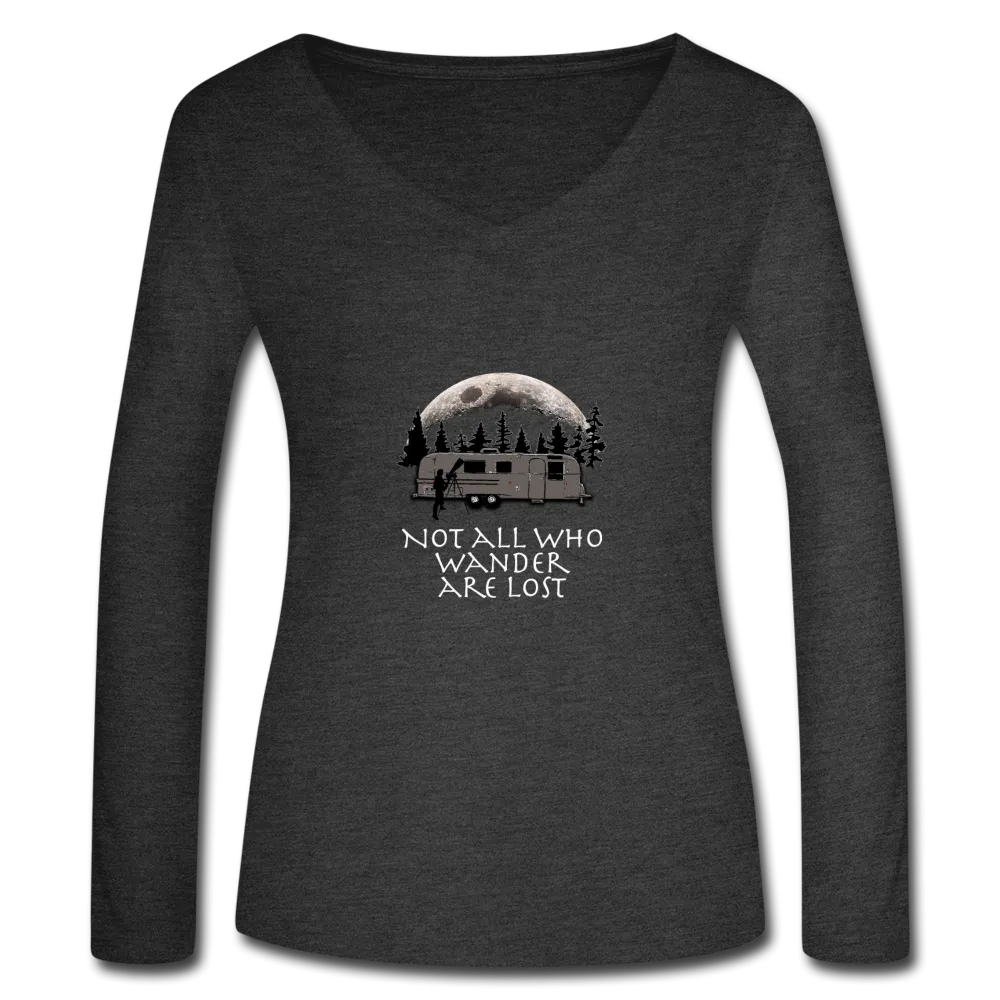 Women’s Long Sleeve  V-Neck Flowy Tee