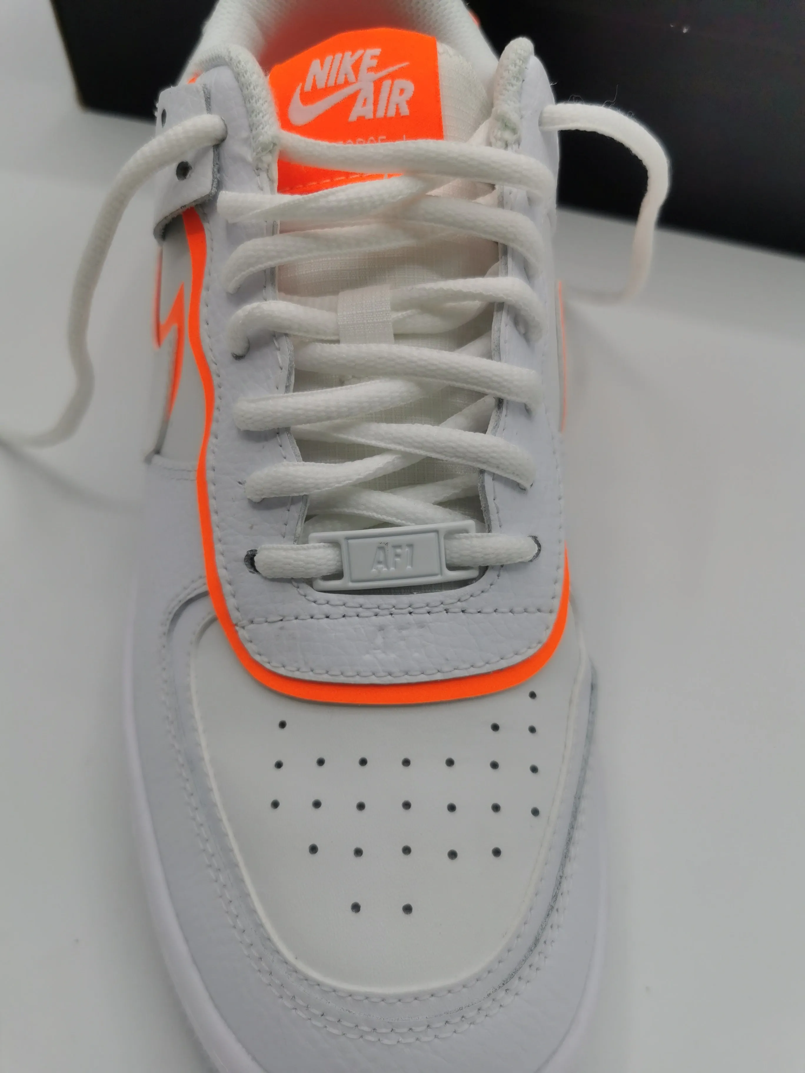 WOMEN'S SIZE 9 US - NIKE Air Force 1 Shadow 'Total Orange' LIKE NEW B60