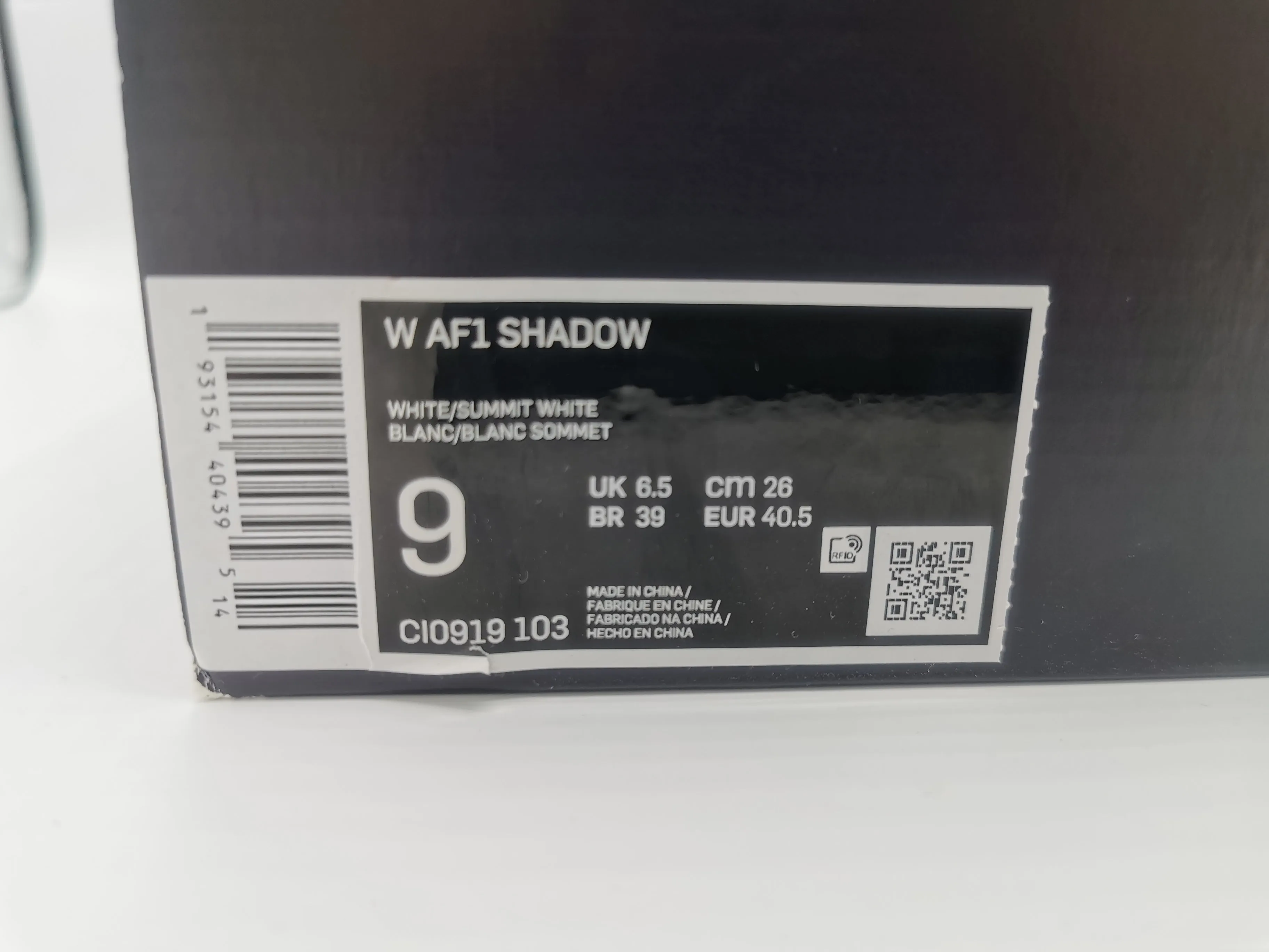 WOMEN'S SIZE 9 US - NIKE Air Force 1 Shadow 'Total Orange' LIKE NEW B60