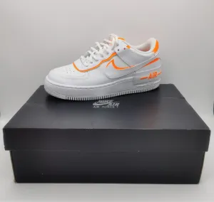WOMEN'S SIZE 9 US - NIKE Air Force 1 Shadow 'Total Orange' LIKE NEW B60