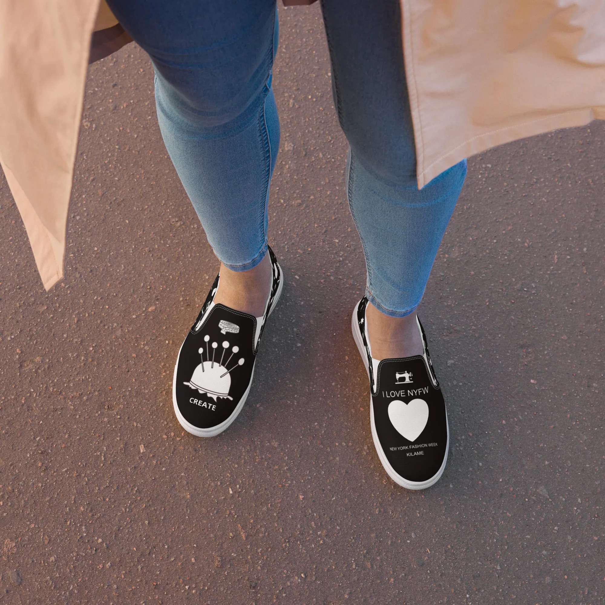 Women’s slip-on canvas shoes 'Create'