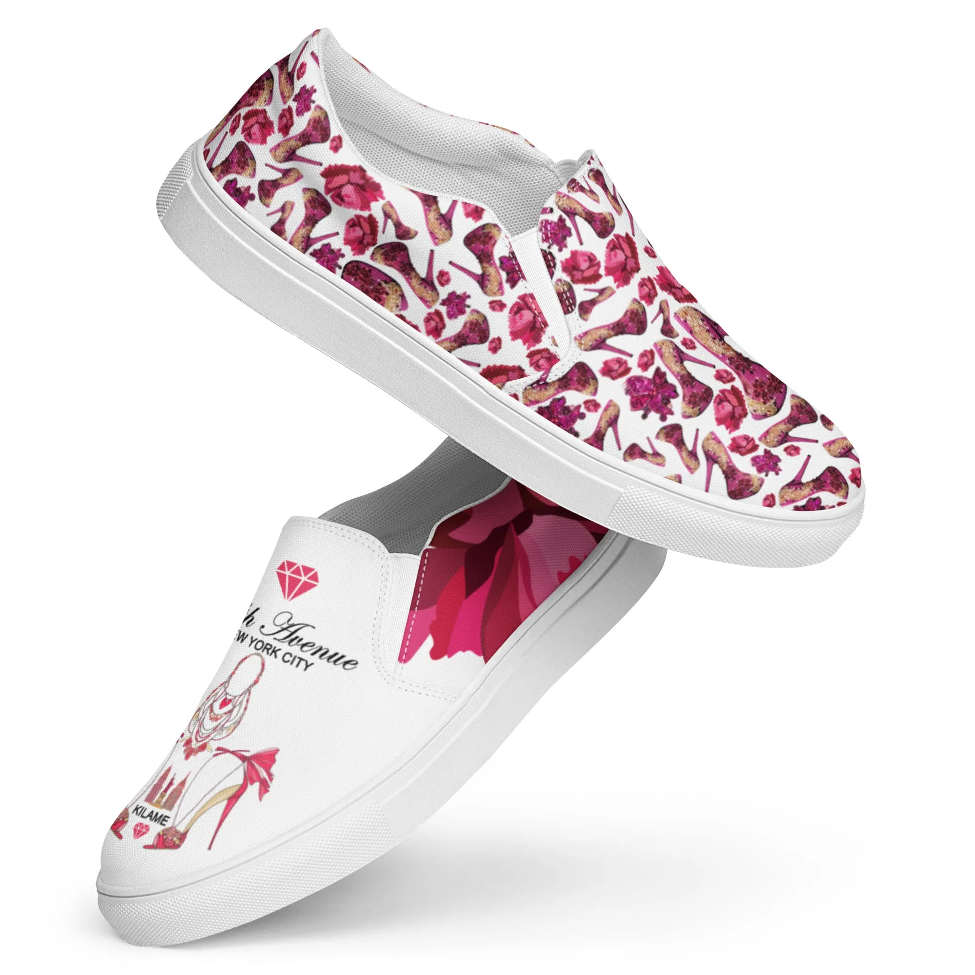 Women’s slip-on canvas shoes 'Fifth Avenue'