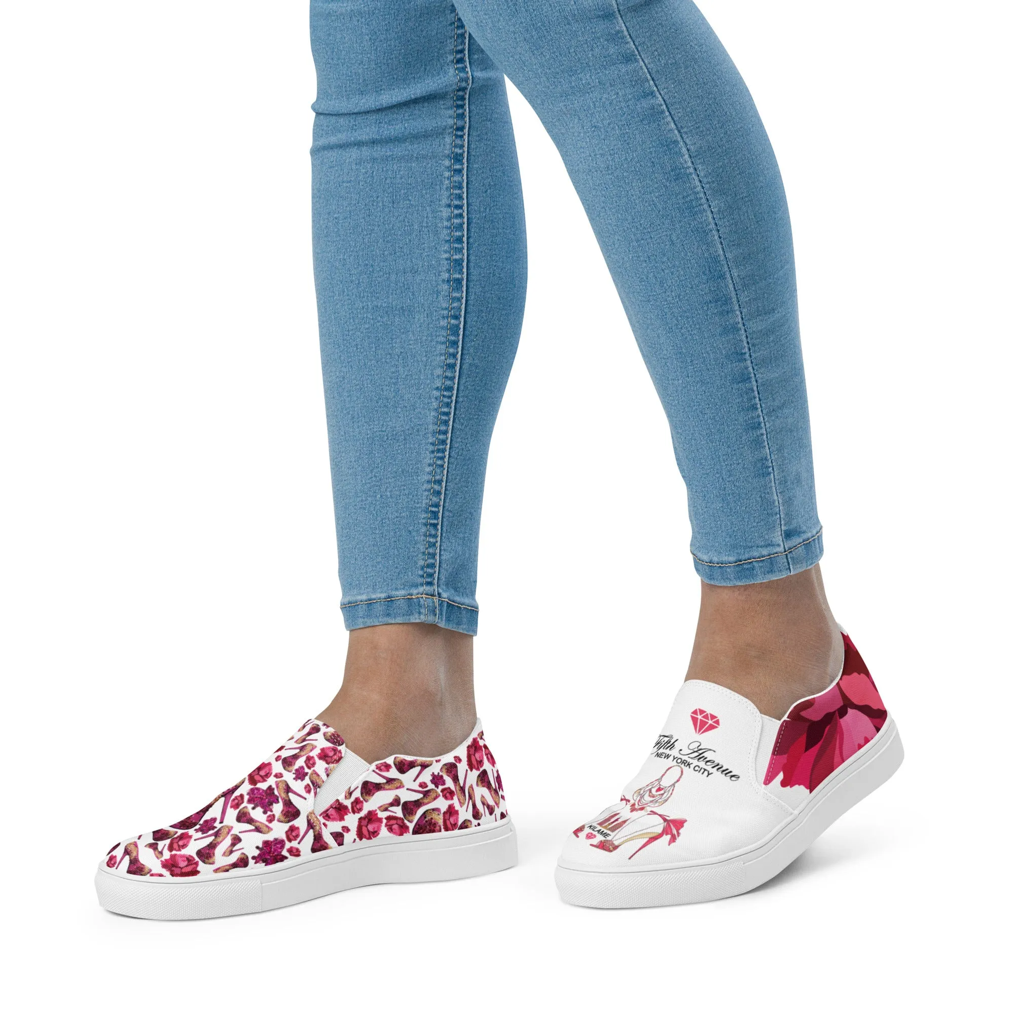 Women’s slip-on canvas shoes 'Fifth Avenue'