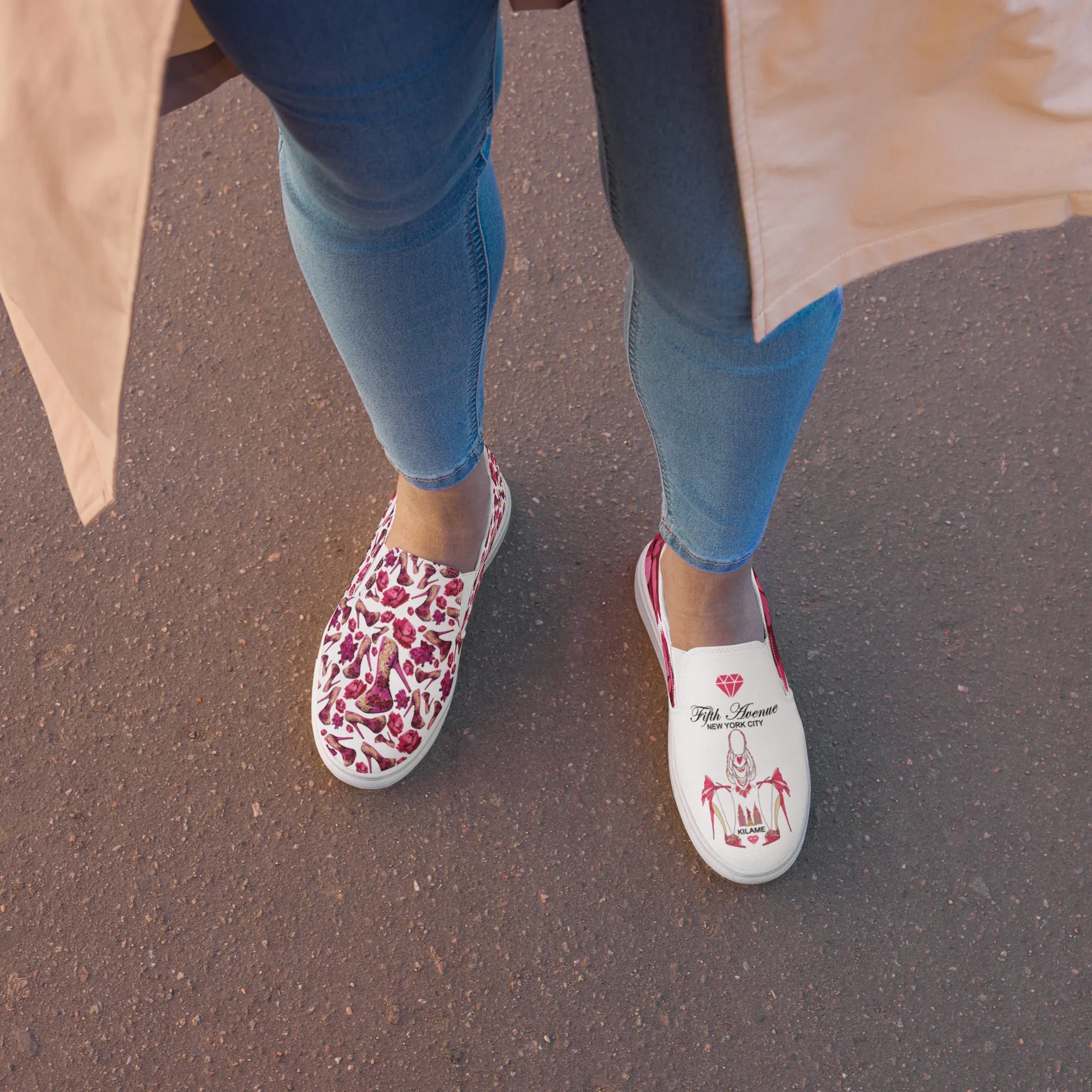 Women’s slip-on canvas shoes 'Fifth Avenue'