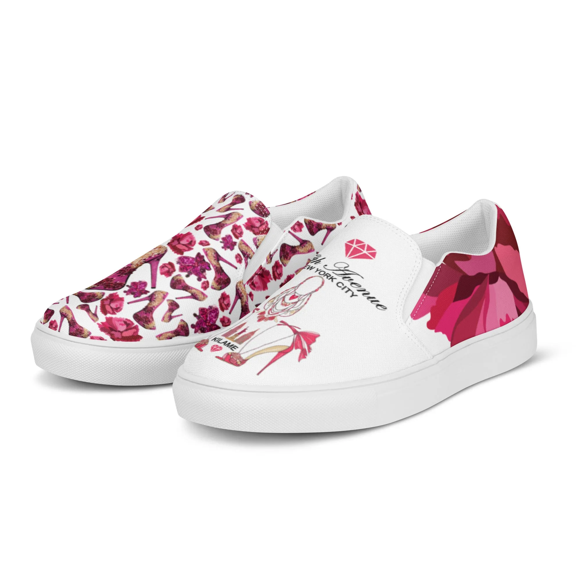 Women’s slip-on canvas shoes 'Fifth Avenue'