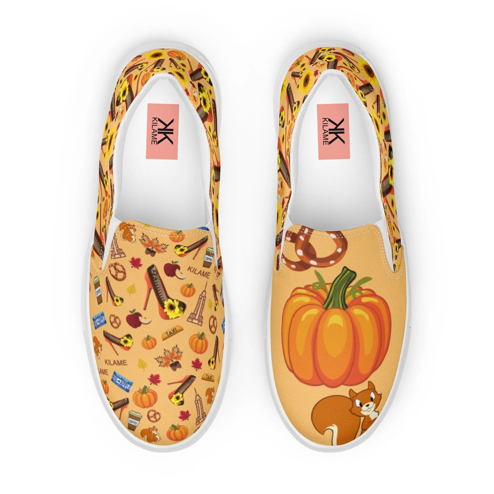 Women’s slip-on canvas shoes 'Pumpkin'