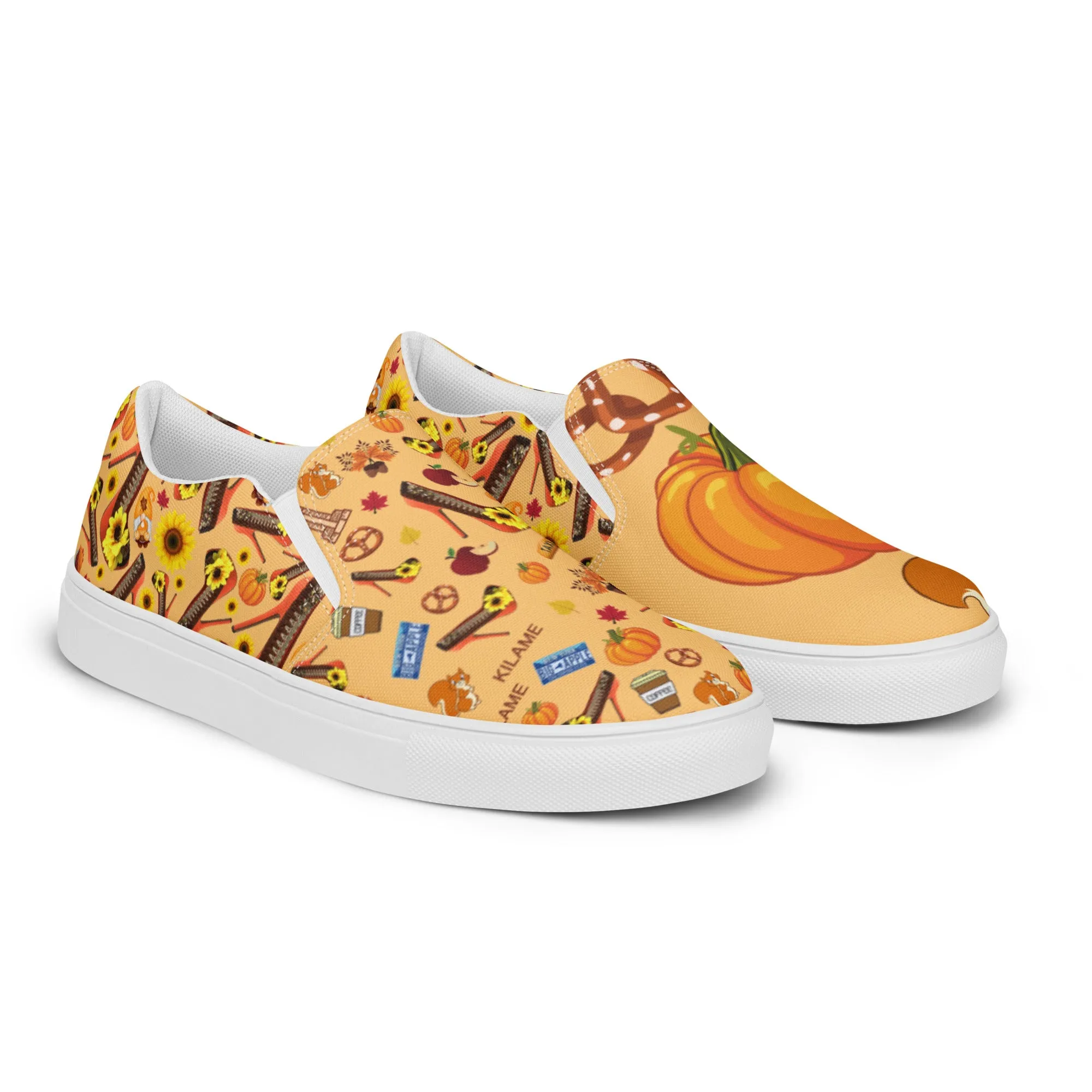 Women’s slip-on canvas shoes 'Pumpkin'
