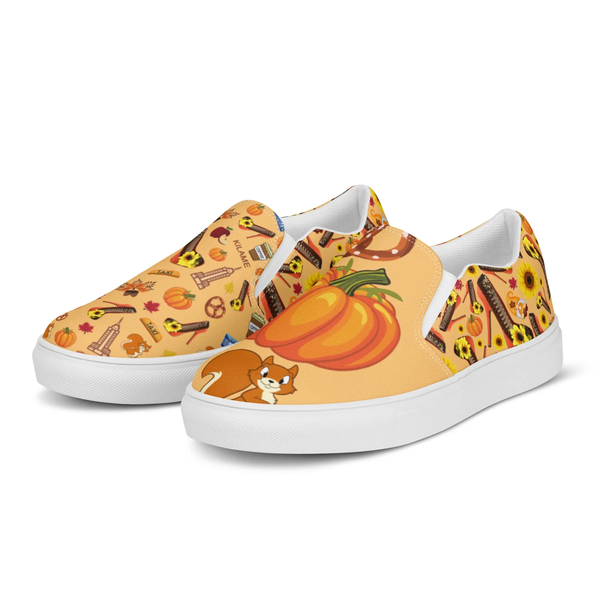 Women’s slip-on canvas shoes 'Pumpkin'
