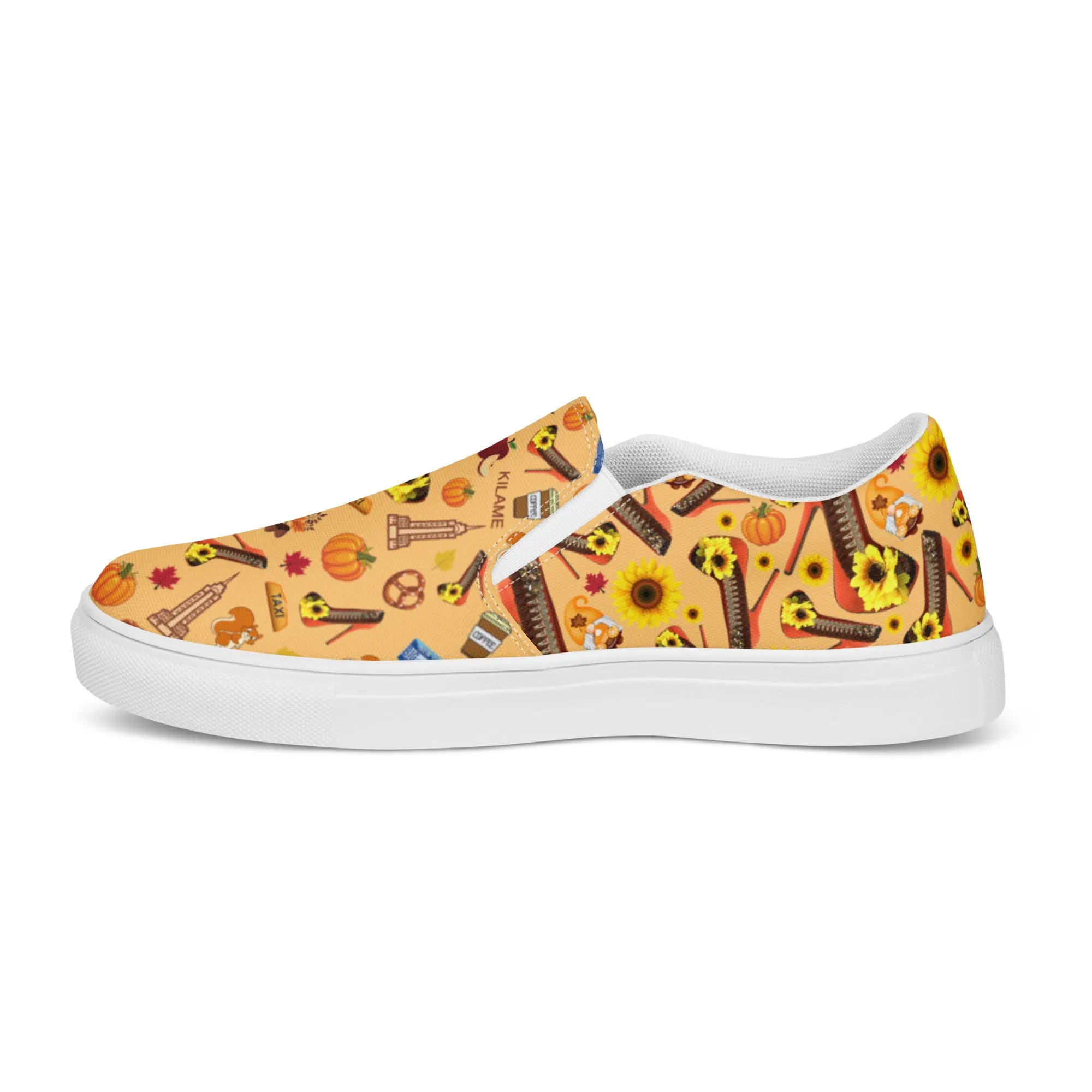 Women’s slip-on canvas shoes 'Pumpkin'