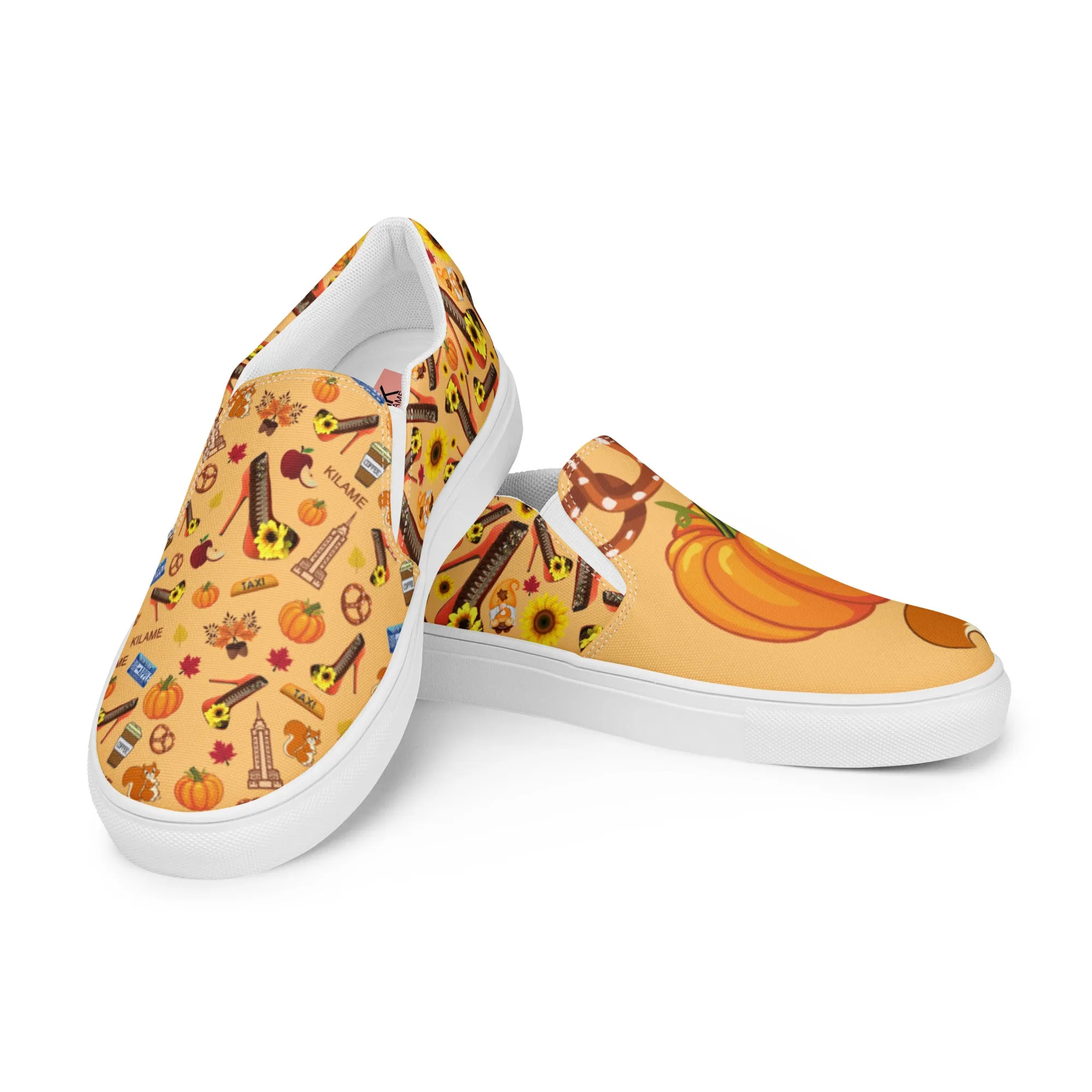Women’s slip-on canvas shoes 'Pumpkin'