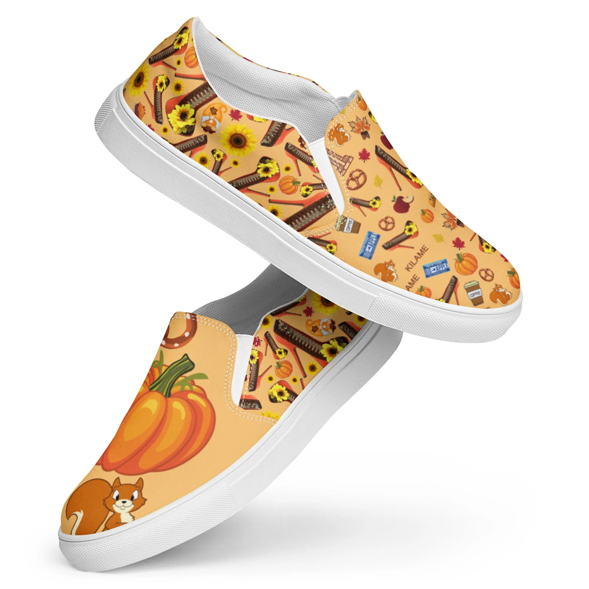 Women’s slip-on canvas shoes 'Pumpkin'