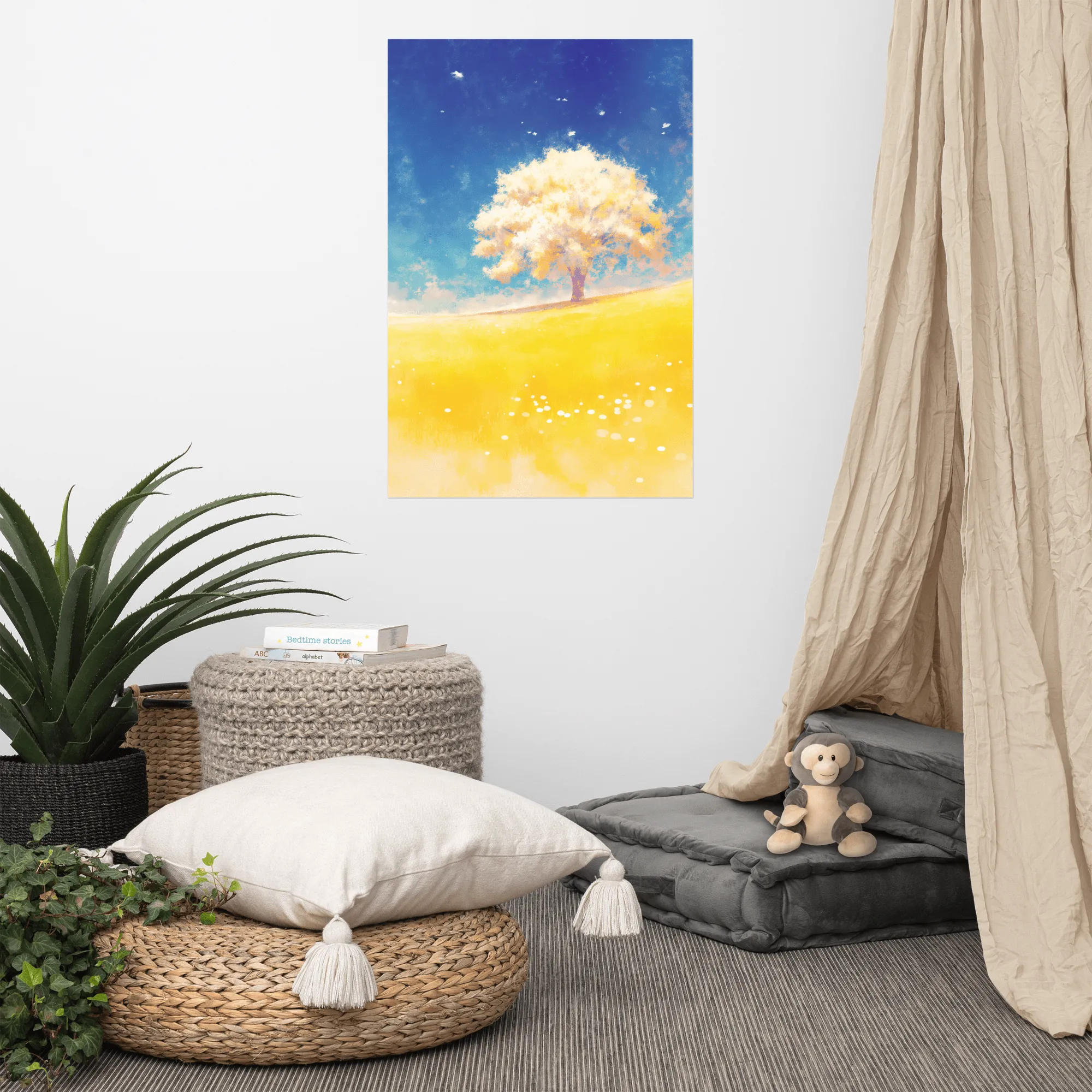 Yellow Daze In Spring Poster