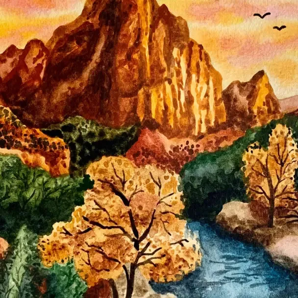 Zion National Park Micropuzzle - Mini Jigsaw Puzzle